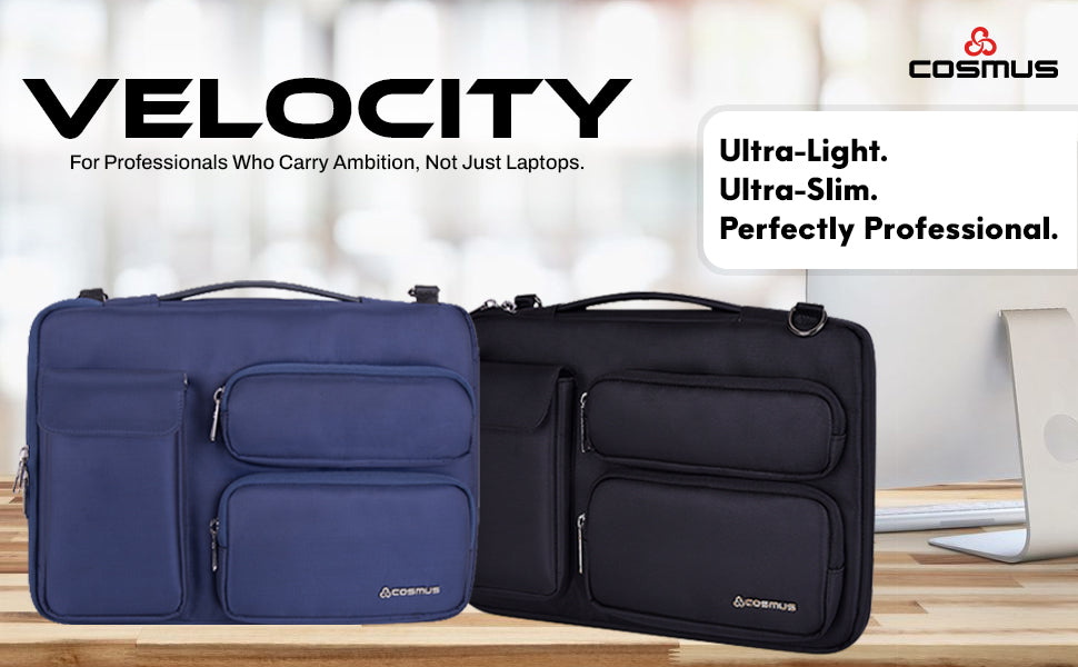 Cosmus VELOCITY 14 Inch Ultra-Slim Professional  Laptop Bag Banner