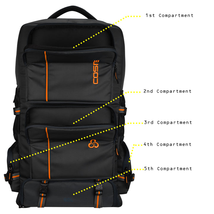 Everest 60 Ltrs Rucksack Travel Backpack Bag – COSMUS LIFESTYLE PVT LTD