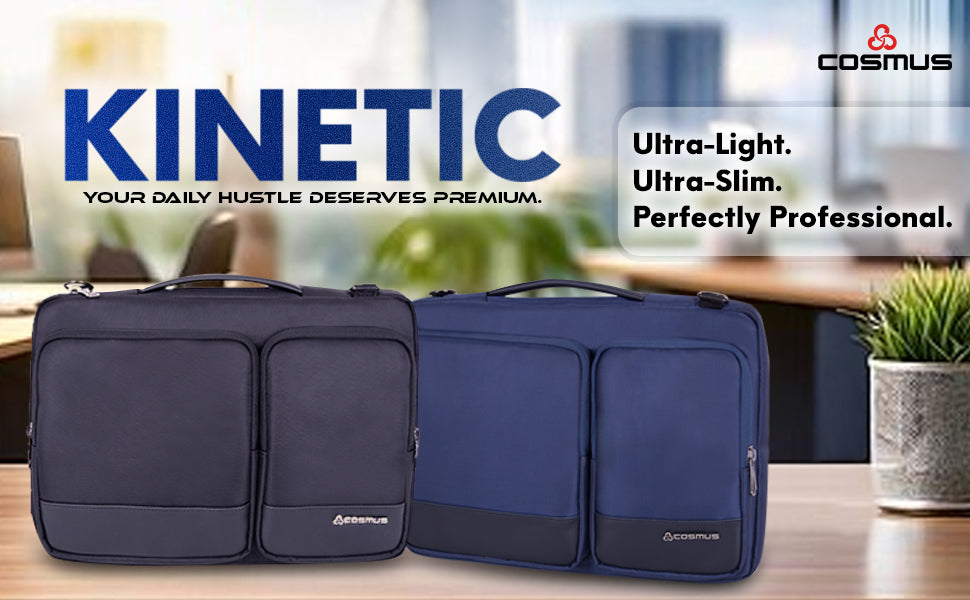 Cosmus KINETIC 14 inch Ultra-Lightweight Slim Laptop Sleeve Banner