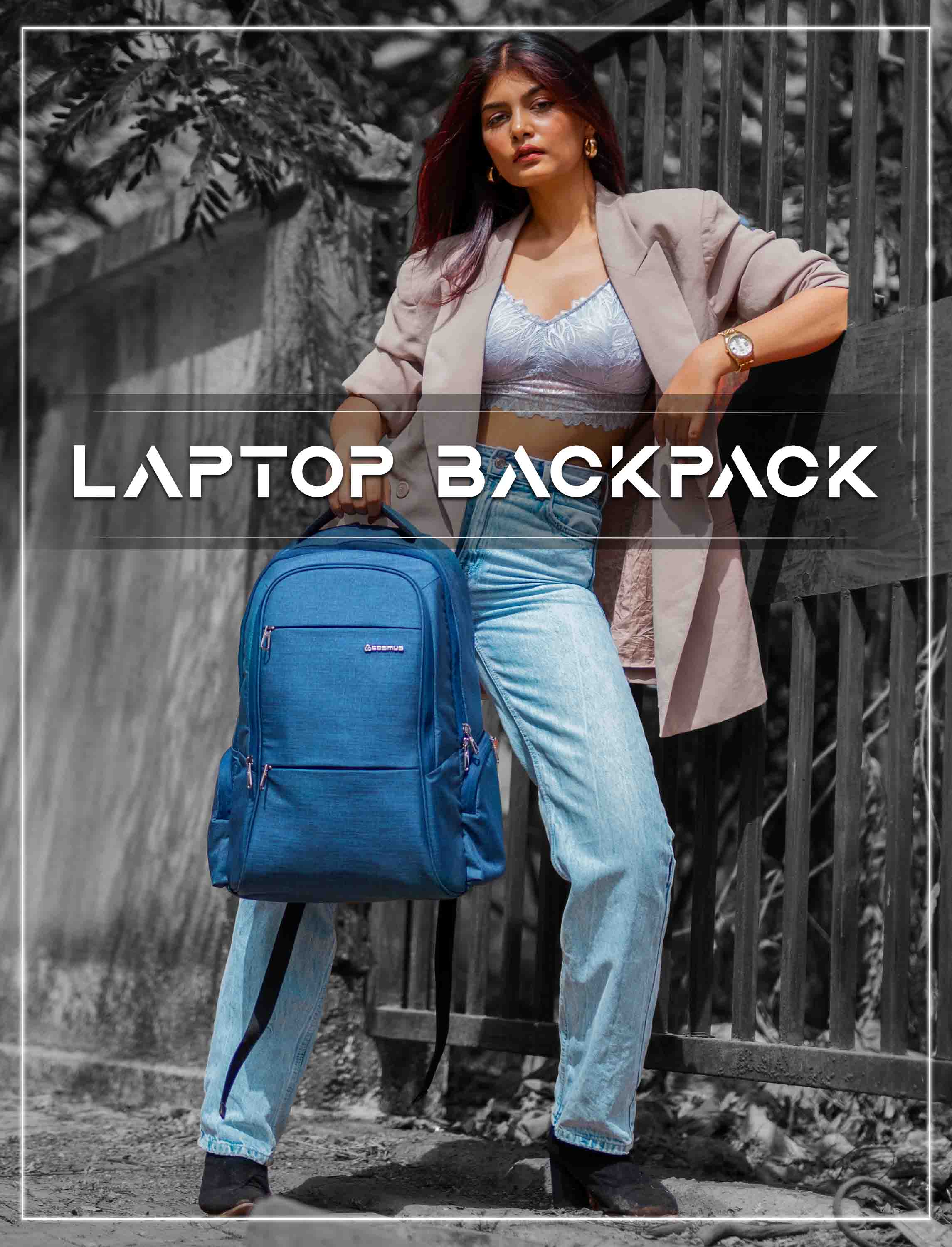 USPolo ASSN Ltrs Grey Casual Backpack  Business Laptop Bag In Bangalore